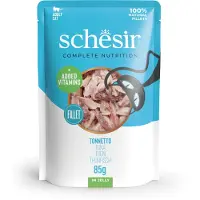 Schesir Økonomipakke: 24 x 85 g Complete Nutrition Filet i gelé - Tun