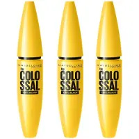 Maybelline Volume Express Colossal Mascara 100% Black - 3 Stuks