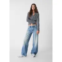 Stradivarius Baggy Jeans Med Low Waist 0-720 34