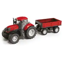 Baczek Traktor med anhænger (rød)