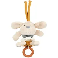 Nattou Aktivitetslegetøj - Vibrating Dog Charlie - 20 cm - Beige - - OneSize - Aktivitetslegetøj