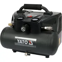 YATO 6L 36V kompressor (18Vx2) UDEN BATTERI OG LADER - SOLO