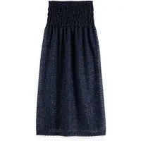 Scotch & Soda Lurex Smocked Nederdel