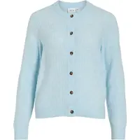 Vila Violi O-neck Rib Knit Cardigan