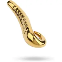 Mr Steel Devil's Tongue Dildo Gold 18 cm