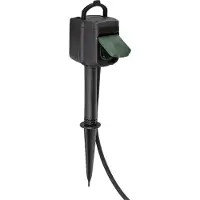 Brennenstuhl Connect - Smart strømstrip - AC 250 V - 3680 Watt - Wi-Fi - output-stikforbindelser: 2 (2 x strøm) - 10 m ledning