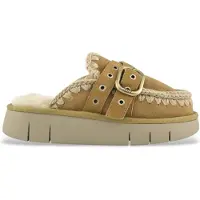 Mou Moutil kvinder. MU.FW531030A Brune lædertræsko med spændelukning (39), 3-5 cm, Ingen, Casual