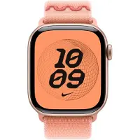 Apple Nike - Løkke for smart watch - 42mm - 130 - 190 mm - alpenglow pink - for Watch Hermès Series 7, Hermès Series 9, SE 3, Series 10, Series 11, Series 8, Series 9
