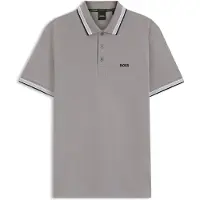 BOSS Poloshirt i bomuldspiqué med logodetaljer