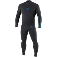 Ocean & Earth Surf School 4/3 Mm Langærmet Neopren-dragt Med Lynlås På Ryggen