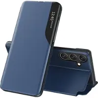 Mtp Products Samsung Galaxy S25 FE Smart Clear View Flip Cover - Blå