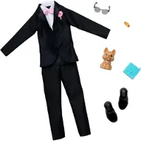 Mattel Basics Model 04 Collector Doll med rødt krøllet hår sort mini kjole & støvler universal-fit mode positiv petite krop & byttet dukkehoved