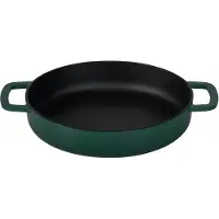 ComBekk Enameled stegepande støbejern Ø24 cm Holly Green