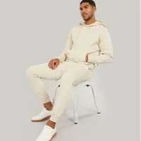 Jack & Jones Herre Cover Script Tracksuit Moonbeam