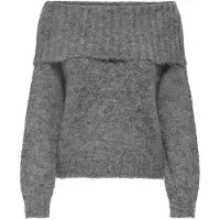 ONLY Pullover 'ONLShine' grå-meleret