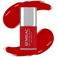 Semilac 3in1 One Step Glossy Neglelakgel 7 ml S530 Scarlet