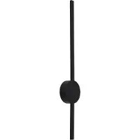 QAZQA Moderne væglampe sort 60 cm inkl. LED - Clockwise