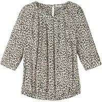 Sheego Bluse ecru / sort