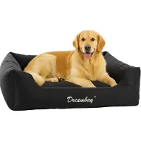 Flamingo Hundekurv Dreambay - Sort - 120 x 95 x 28 cm