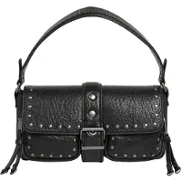 Pepe Jeans Pepe Jeanstil kvinder. PL0300002 Sally Moon skuldertaske sort (OSFA), Casual, Polyuretan