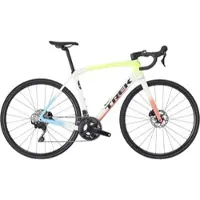 Trek Domane SL 5 Gen 4 - 2026 - Era White/Glowstick/Coral Fade - 54.0 - Cykel