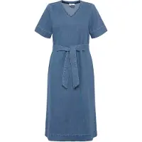 Moves Dame Morgen Kjole 1002 Medium Blue