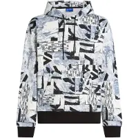 Karl lagerfeld JEANS Sweatshirt dueblå / sort / hvid