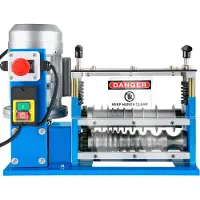 Vevor Elektrisk Afisoleringsmaskine, 1,5-38 mm Automatisk Afisoleringsmaskine, 11 kanaler 10 blade Kabelafisoleringsmaskine, Afisoleringsværktøj 2286 cm/minut, til genbrug af kobbertråd
