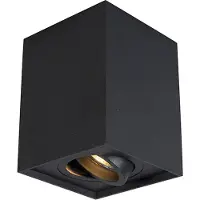 QAZQA Smart spotlight sort justerbar inkl. WiFi GU10 - Quadro Up