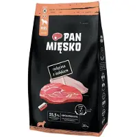 PAN MIĘSKO Vådfoder Til Katte Xs Med Kalv Og Kalkun 20kg