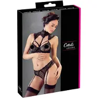 Cottelli A Dream Of Lace - BH & G-streng med Stropper