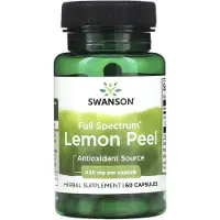 Swanson Health , Full Spektrum Lemon Peel, 400 mg, 60 Capsuler