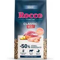 Rocco Senior Classic Oksekød med laks - 10 kg