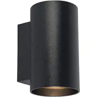 QAZQA Smart design væglampe sort inkl. 2 Wifi GU10 - Sandy