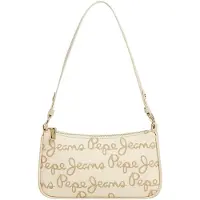 Pepe Jeans Pepe Jeanstil kvinder. PL0300054 Off-white Gesine-taske (OSFA), Hvid, Beige, Casual, Bomuld