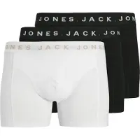 Jack & Jones Boksershorts 'JACBENNETT' beige / sort / hvid