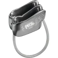 Petzl - Sikkerheds og nedfiringsudstyr - Verso 2 Gris til Unisex - Grå