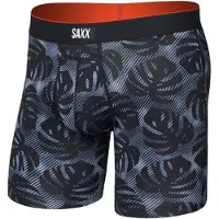 Saxx - Vandretøj - Multi-Sport Mesh BB Fly Rem Tropic/Black til Unisex - Størrelse XXL - Grå