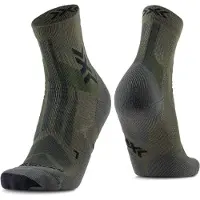 X-socks - Vandretøj - Hike Discover Ankle Dark Sage/Black til Unisex - Størrelse 42-44 - Grøn