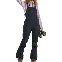 Roxy - Skibukser dame - Rideout Bib Pant True Black til UnisexUld - Størrelse XS - Sort