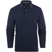 Steppin' Out langærmet polo navy Blå Mørkeblå måle