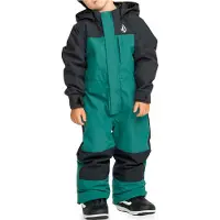 Volcom - Skidragter børn - Little Flurry One Piece Atlantic Deep til Unisex - Børnetoj Størrelse 2 År - Grøn