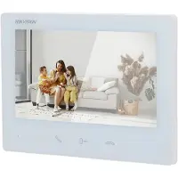 HIK VISION Hikvision 2 Wire HD Series DS-KH7300EY-WTE2 - Dørstation - 2-tråds - trådløs - 802.11 b/g/n - hvid