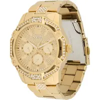 GUESS Analogt ur 'REGAL' guld / transparent