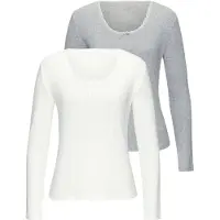 Vivance Shirts grå-meleret / hvid