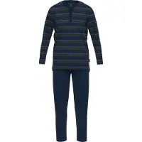 Tom Tailor Pyjamas kort mørkeblå / grøn / rød