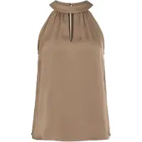 Vila Ravenna Halterneck Top/oc ærmeløs Bluse
