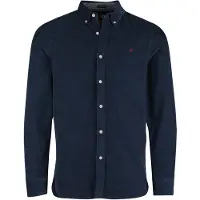 Superdry Superdrytil mænd. M4011044A Classic Needle skjorte i blå (L), Casual, Bomuld, Klassisk, Lange ærmer