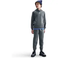 Nike Træningsdragt NSW Club Fleece - Grå/Hvid Børn, størrelse M: 137-147 cm