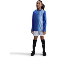 Nike Chelsea Træningstrøje Dri-FIT Academy Pro Warm Pre Match 3. - Blå/Sølv Børn - , størrelse XL: 158-170 cm